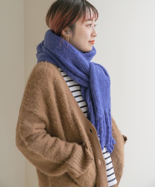 ＊＊URBAN RESEARCH ITEMS / アーバンリサーチ アイテムズ マフラー・ショール・スヌード・ストール | リサイクルラッセルストール（R.BLU）