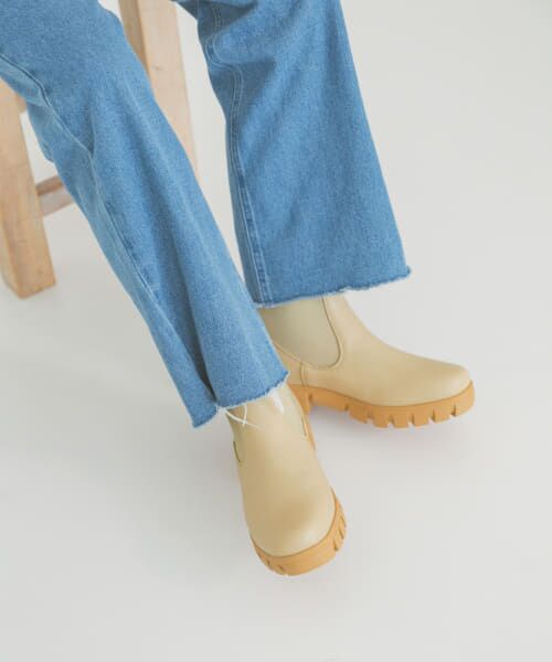 ＊＊URBAN RESEARCH ITEMS / アーバンリサーチ アイテムズ ブーツ（ショート丈） | コンビサイドゴアブーツ（BEG）