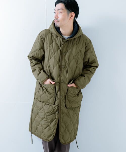 ＊＊URBAN RESEARCH ITEMS / アーバンリサーチ アイテムズ ダウンジャケット・ベスト | TAION　MILITARY HOOD DOWN COAT（D.OLV）