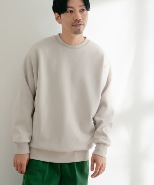 【ＷＥＢ限定】マッキントッシュ ダンボールクルーネック プルオーバー ネイビー MARW UNITED ARROWS＞ダンボール クルーネック プルオーバー UNISEX