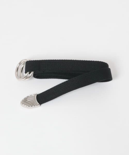 ＊＊URBAN RESEARCH ITEMS / アーバンリサーチ アイテムズ ベルト・サスペンダー | Western W.Ring Belt（BLK）