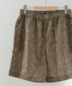 リーフプリント リゾートショーツ