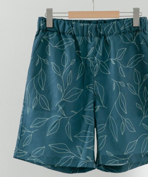 ＊＊URBAN RESEARCH ITEMS / アーバンリサーチ アイテムズ ショート・ハーフ・半端丈パンツ | リーフプリント リゾートショーツ（GRN）