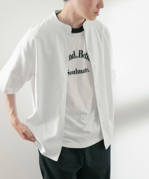 1950s ブラックリネンシャツ BD 半袖 Shirts & Bottoms - 古着 通販 ヴィンテージ 古着屋 Dracaena