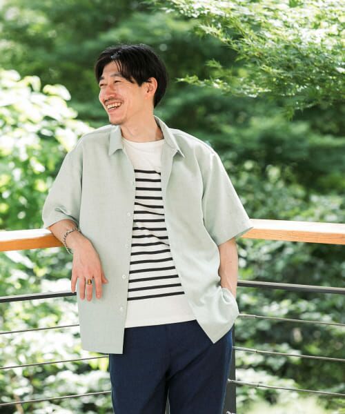 G/FORE半袖シャツ カーキリブが洒落感たっぷりS～Lサイズ 新品タグ付き☘️ 品番： CR213 】 男女兼用 ニットシャツ 介護士 収納たっぷり 脇