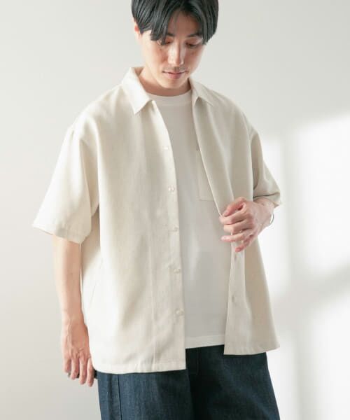 新品タグ付URBAN RESEARCHリネン黒 ショートスリーブオールインワン セール】Quick dry ボックスショートスリーブTシャツ（Tシャツ