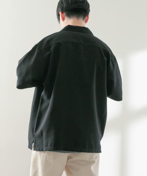 新品タグ付URBAN RESEARCHリネン黒 ショートスリーブオールインワン セール】『UR TECH DRYLUXE』ショートスリーブブルゾン