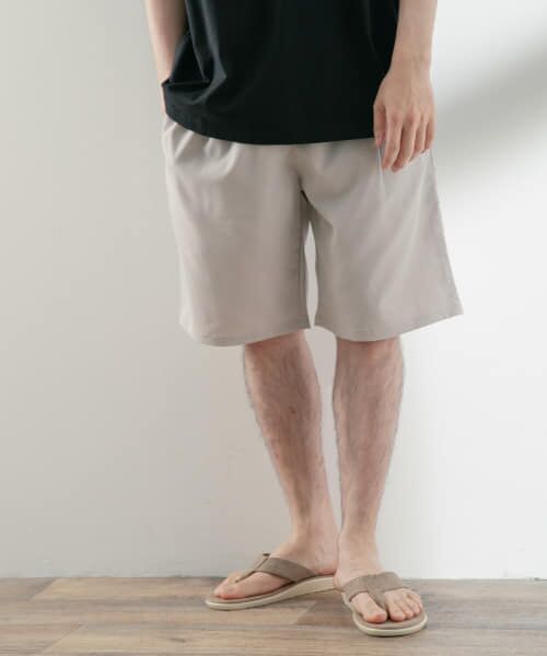 ＊＊URBAN RESEARCH ITEMS / アーバンリサーチ アイテムズ ショート・ハーフ・半端丈パンツ | 『イージーケア』AIRLY 1-tuck イージーショーツ（L.BEG）