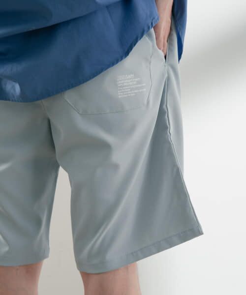 ＊＊URBAN RESEARCH ITEMS / アーバンリサーチ アイテムズ ショート・ハーフ・半端丈パンツ | 『イージーケア』AIRLY 1-tuck イージーショーツ（SAX）