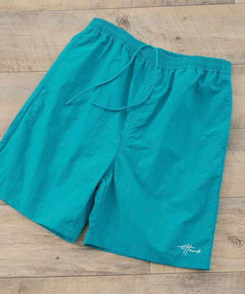 ＊＊URBAN RESEARCH ITEMS / アーバンリサーチ アイテムズ ショート・ハーフ・半端丈パンツ | 撥水加工 オールラウンドナイロンショーツ（GRN）