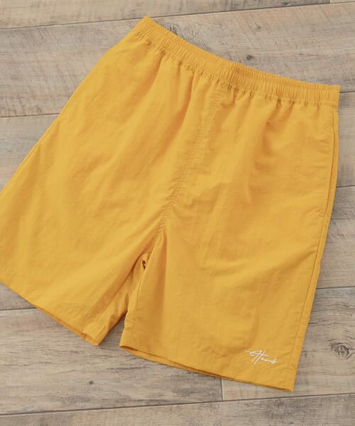 ＊＊URBAN RESEARCH ITEMS / アーバンリサーチ アイテムズ ショート・ハーフ・半端丈パンツ | 撥水加工 オールラウンドナイロンショーツ（YEL）
