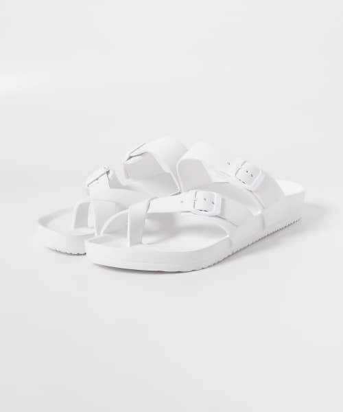 ＊＊URBAN RESEARCH ITEMS / アーバンリサーチ アイテムズ サンダル | KITO　EVA Belted Sandals（WHT）