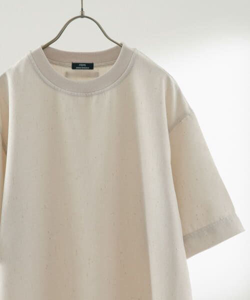 ＊＊URBAN RESEARCH ITEMS / アーバンリサーチ アイテムズ Tシャツ | リネンライク クルーネック ネップTシャツ（IVO）