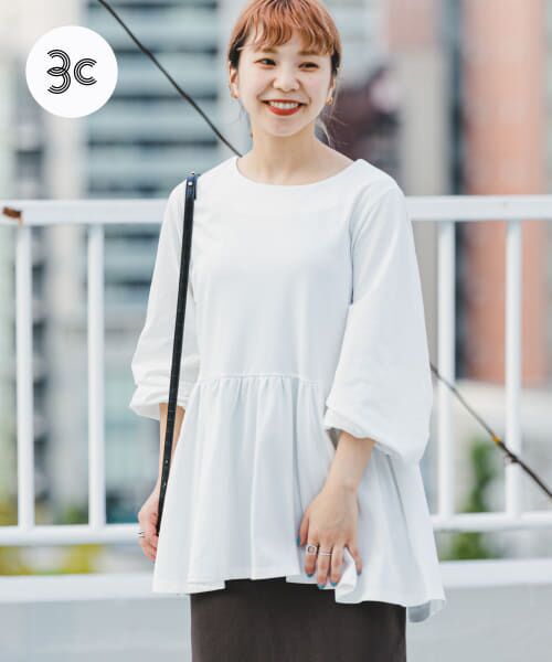 ＊＊URBAN RESEARCH ITEMS / アーバンリサーチ アイテムズ Tシャツ | シルケットライクティアードカットソー（OFF）