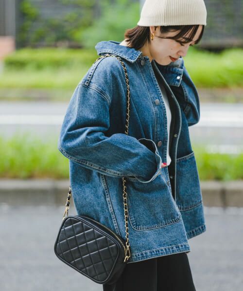 ＊＊URBAN RESEARCH ITEMS / アーバンリサーチ アイテムズ Gジャン・デニムジャケット | デニムオーバージャケット（BLU）