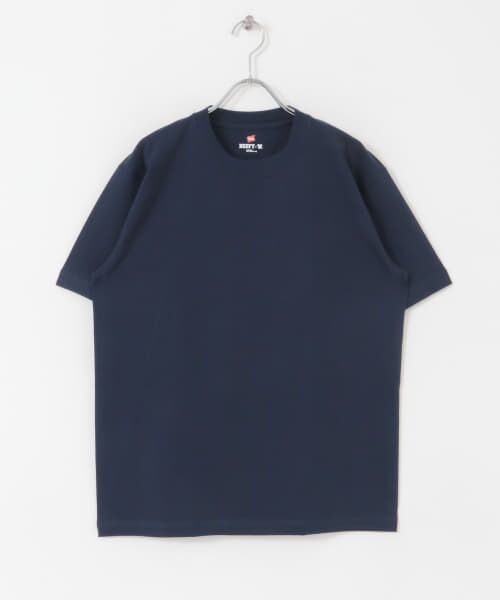 ＊＊URBAN RESEARCH ITEMS / アーバンリサーチ アイテムズ Tシャツ | HANES　BEEFY T-SHIRTS 1P（NVY）