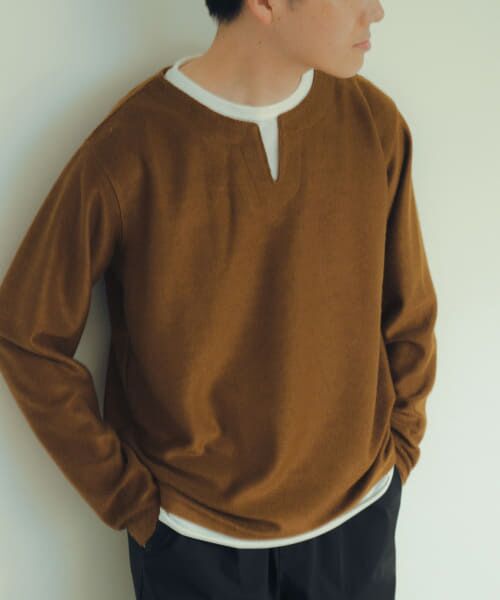 ＊＊URBAN RESEARCH ITEMS / アーバンリサーチ アイテムズ Tシャツ | フェイクレイヤード キーネック カットソー（MTD）