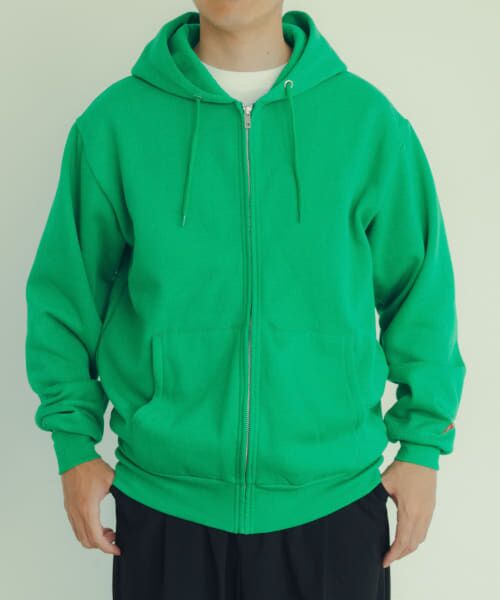 ＊＊URBAN RESEARCH ITEMS / アーバンリサーチ アイテムズ パーカー | Healthknit　Classic Sweat Zip Hoodie（GRN）