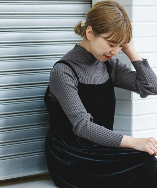 ＊＊URBAN RESEARCH ITEMS / アーバンリサーチ アイテムズ ニット・セーター | 『洗濯可』モチモチハイネックリブニット（CHA）