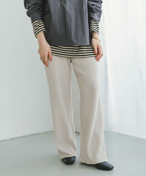 ＊＊URBAN RESEARCH ITEMS / アーバンリサーチ アイテムズ その他パンツ | ワッフルイージーパンツ（ECRU）
