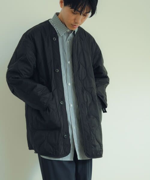 URBAN RESEACH中綿ライナー付 フードレスモッズコート　Lサイズ URBAN RESEACH中綿ライナー付 フードレスモッズコート Lサイズ