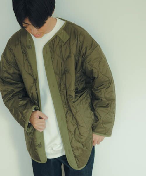 URBAN RESEACH中綿ライナー付 フードレスモッズコート　Lサイズ URBAN RESEACH中綿ライナー付 フードレスモッズコート Lサイズ