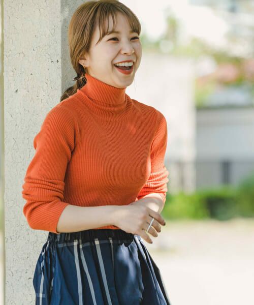 セール】 『洗濯可』モチモチタートルネックニット （ニット・セーター