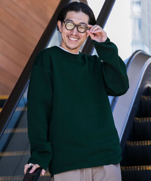 ＊＊URBAN RESEARCH ITEMS / アーバンリサーチ アイテムズ ニット・セーター | 『抗菌』『UVカット』マシンウォッシャブルミラノリブニットインナーセット（GRN）