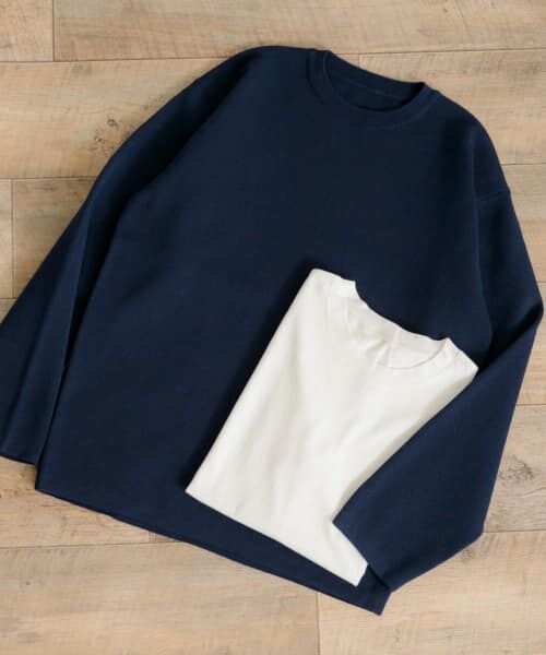 ＊＊URBAN RESEARCH ITEMS / アーバンリサーチ アイテムズ ニット・セーター | 『抗菌』『UVカット』マシンウォッシャブルミラノリブニットインナーセット（NVY）