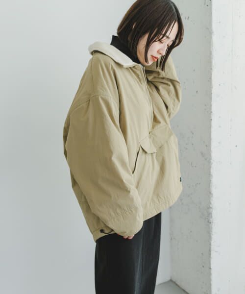 ＊＊URBAN RESEARCH ITEMS / アーバンリサーチ アイテムズ ブルゾン | アノラック裏起毛プルオーバー（BEG）