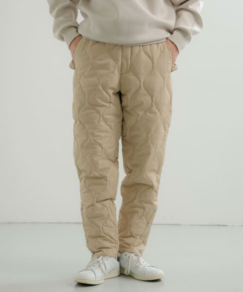 ＊＊URBAN RESEARCH ITEMS / アーバンリサーチ アイテムズ その他パンツ | TAION　BUTTON PARACHUTE DOWN PANTS（CREAM）