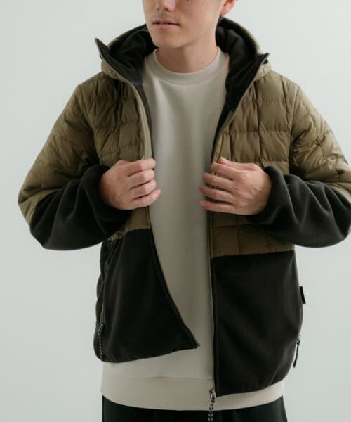 TAION FREECE+DOWN HOOD JACKET （ダウンジャケット・ベスト