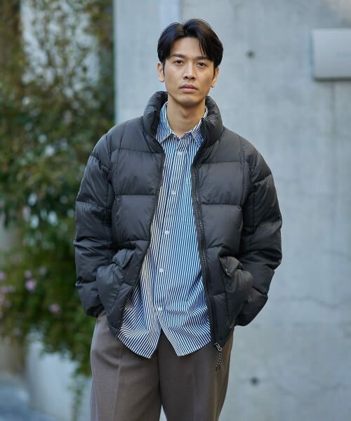 ジャケット・アウター argue Cocoon Coat Vest TAION PACKABLE VOLUME DOWN JACKET （ダウンジャケット・ベスト