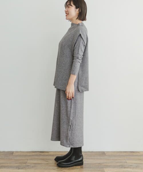 セール】 『洗濯可』ベストセットニットワンピース （ワンピース