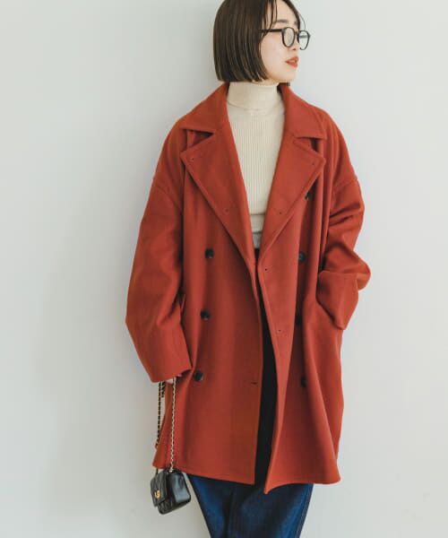 ＊＊URBAN RESEARCH ITEMS / アーバンリサーチ アイテムズ その他アウター | ワイドシルエットコート（ORG）