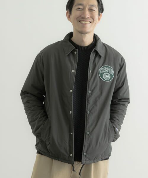 ＊＊URBAN RESEARCH ITEMS / アーバンリサーチ アイテムズ その他アウター | Champion　Coach Jacket（BLK）