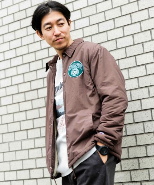 ＊＊URBAN RESEARCH ITEMS / アーバンリサーチ アイテムズ その他アウター | Champion　Coach Jacket（BRN）