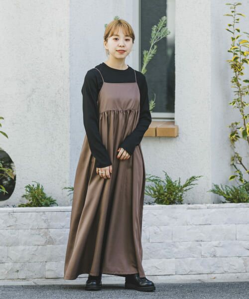 ＊＊URBAN RESEARCH ITEMS / アーバンリサーチ アイテムズ ワンピース | キャミワンピース(インナーセット)（MOC）