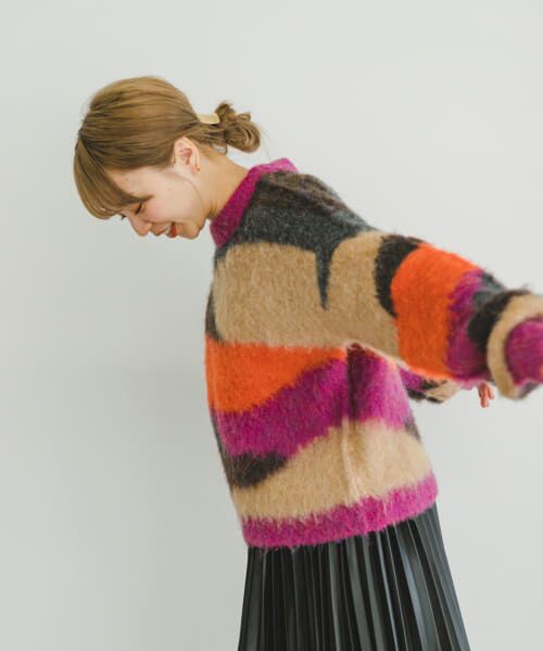 セール】 マルチカラーシャギーニット （ニット・セーター