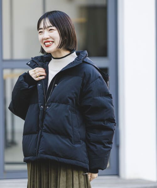 URBAN RESEARCH ブラックロングダウンジャケット 中古・古着通販】URBAN RESEARCH (アーバンリサーチ) ダウン