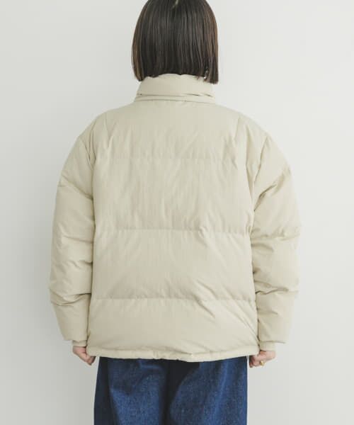新品　アーバンリサーチ　撥水ダウンジャケット　アイボリーベージュ　ダウン80%！ ITEMS URBANRESEARCH 【アイテムズ アーバンリサーチ