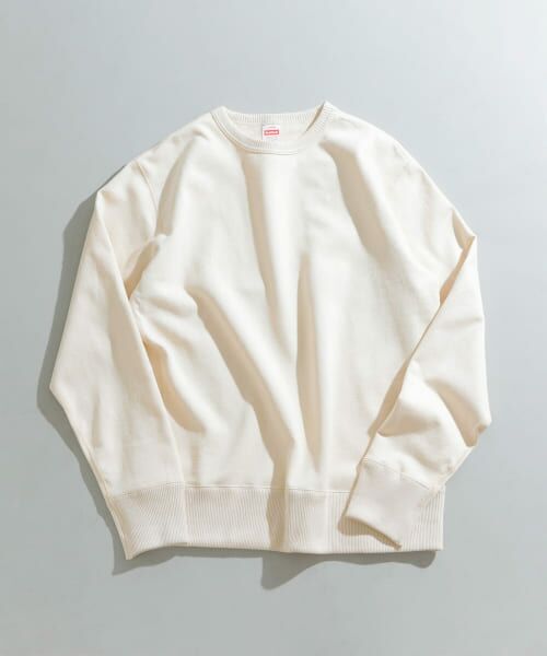 ＊＊URBAN RESEARCH ITEMS / アーバンリサーチ アイテムズ スウェット | Healthknit　HK Crew Neck Long-Sleeve Sweat（NATURAL）