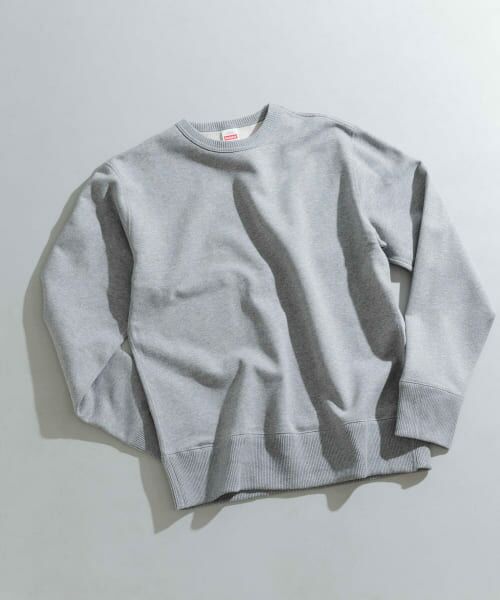 ＊＊URBAN RESEARCH ITEMS / アーバンリサーチ アイテムズ スウェット | Healthknit　HK Crew Neck Long-Sleeve Sweat（GRY）