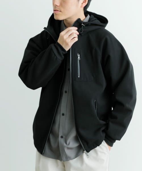 お値下げ　Mal オリジナルのボンディングパーカー セール】 『防風』裏フリースWzip ボンディングパーカー