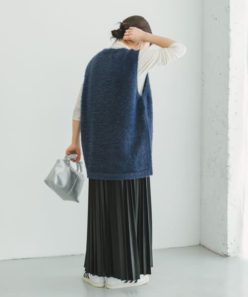 シャギーベストsimple project シンプルプロジェクト シャギーベストsimple project シンプルプロジェクト プルオーバー