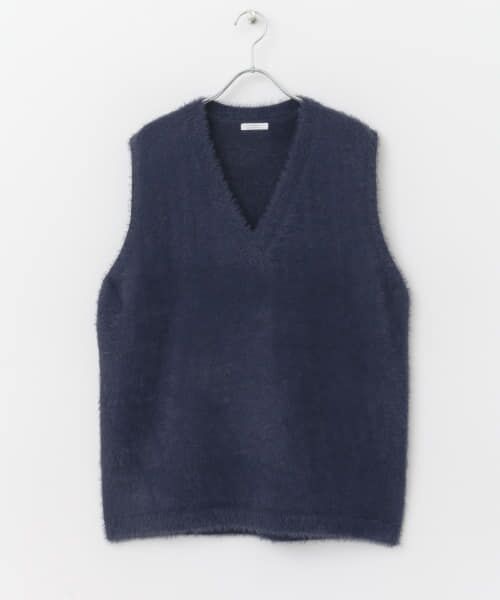 ADAWAS LILY EMBROIDERY Vネックベスト ADAWAS ベスト ジレ ADAWAS/アダワス LILY EMBROIDERY V-NECK
