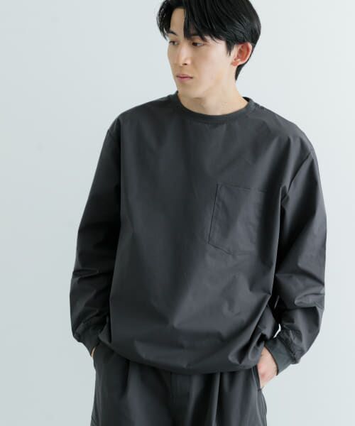 ＊＊URBAN RESEARCH ITEMS / アーバンリサーチ アイテムズ Tシャツ | 撥水×イージーケア 裾ドロストTops（CHA）