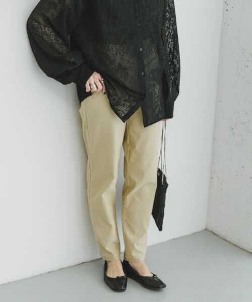 ＊＊URBAN RESEARCH ITEMS / アーバンリサーチ アイテムズ その他パンツ | ストレッチテーパードパンツ（BEG）