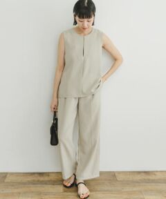 フレアトップス×イージーパンツセット