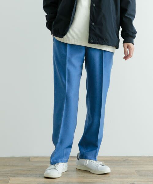 ＊＊URBAN RESEARCH ITEMS / アーバンリサーチ アイテムズ その他パンツ | 『イージーケア/UVカット』シンセティックデニム コントラストステッチパンツ（L.BLU）